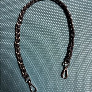 MZ Wallace Black Braided Bag Strap